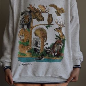 Castaway Maine Animal Sweatshirt